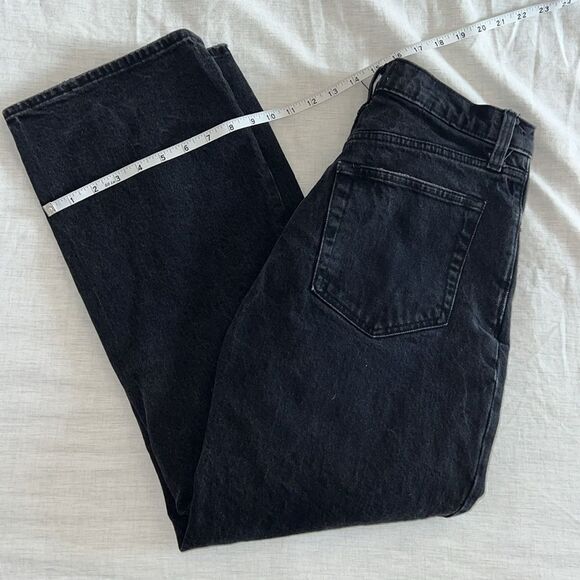 Abercrombie & Fitch 90s Relaxed Jeans Straight Distressed Baggy Size 28 Short - Picture 11 of 12